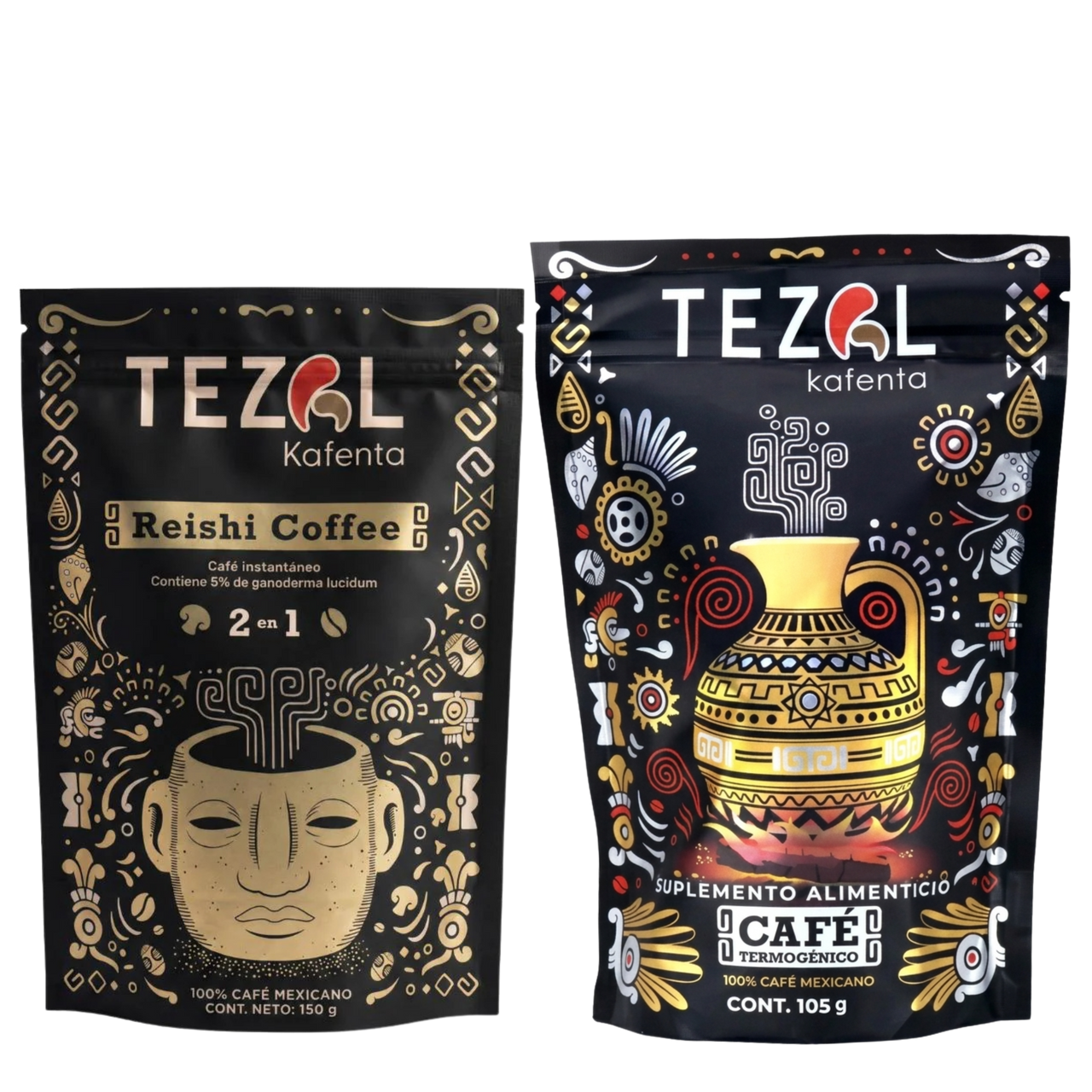 Kit Tezal | Reishi + Termogénico | Impulso Inteligente para Tu Metabolismo